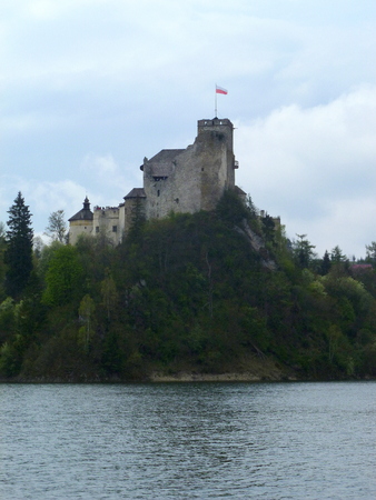 castle in Niedzicaのeditorial素材