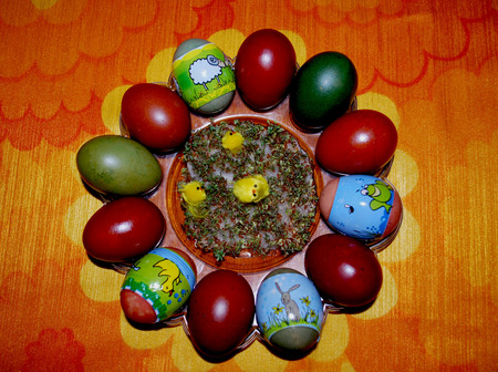 easter egg holidayの写真素材