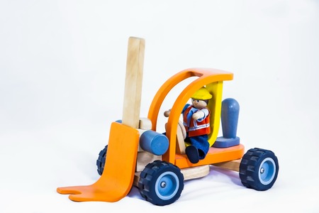 Toy in white backgroundの写真素材