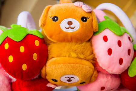 Cloth dolls handmade toys are cute.