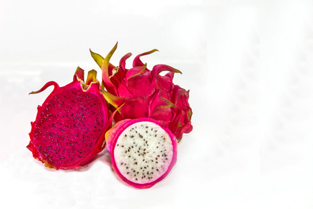 Dragon fruits are delicious and healthy.の写真素材