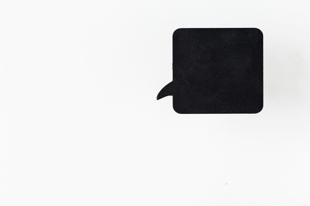 Wooden sign on a white background close upの写真素材