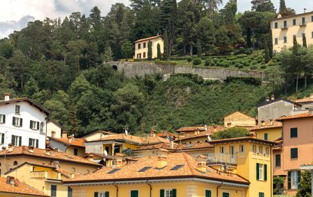 Beautiful summer Italy, view of Bellagioの写真素材