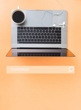 Remote work concept Concept Searching Browsing Internet Data Informationの写真素材