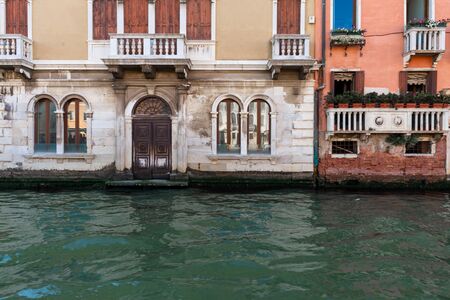 Venice, Italy. Beautiful traditional canal streetの写真素材