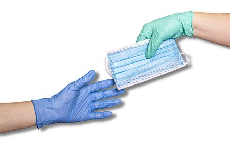 Hands and gloves virus protection