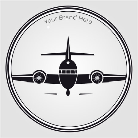 Airplane icon, vector illustration. Flat design style. Made in vectorのイラスト素材