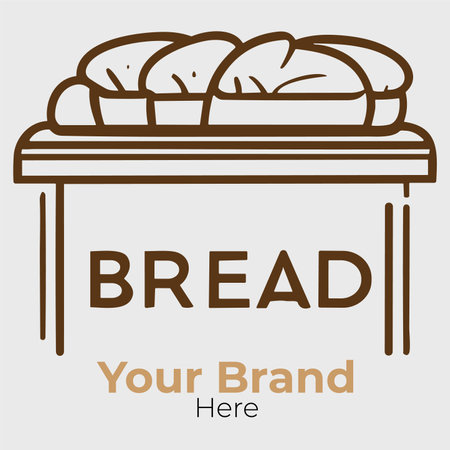 Bread design over gray background, vector illustration, eps10のイラスト素材