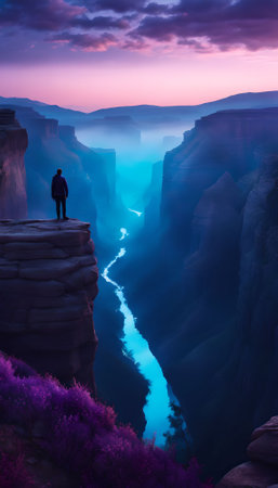 Hike to the Grand Canyon in Arizona, United States of Americaの素材