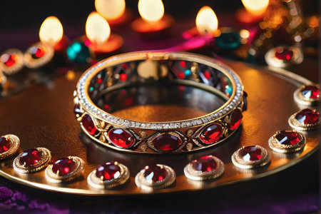 Indian Festival Diwali, Raksha Bandhan, Braceletの素材