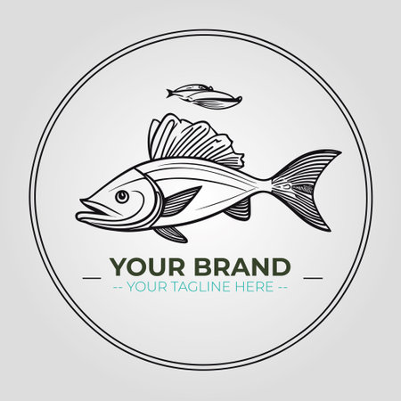 Sea food design over gray background, vector illustration eps10.のイラスト素材