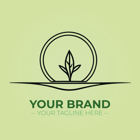 Logo design template for beauty, fashion, cosmetics, health care, natural productsのイラスト素材