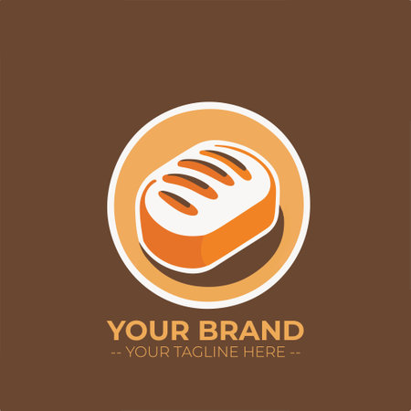 Bread Logo Design Template,Vector Illustration,EPS10のイラスト素材