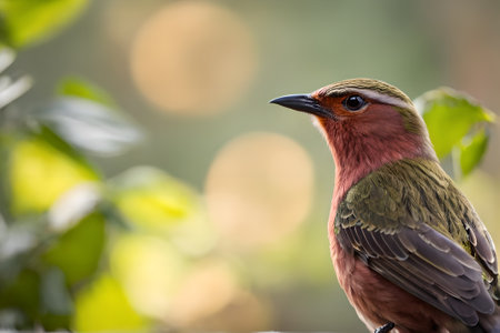 Red-headed Bulbul (Luscinia cyanea)の素材