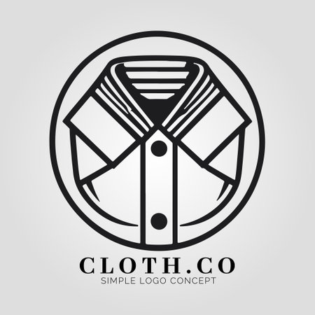 Clothing design over gray background, vector illustration. Eps 10.のイラスト素材