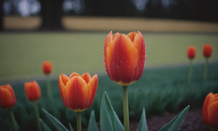 Tulip. Beautiful bouquet of tulips. colorful tulips. tulips in spring,colourful tulipの写真素材