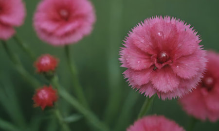 Carnation flower,Dianthus caryophyllusの写真素材