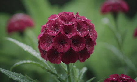 Hydrangea macrophylla is a species of flowering plant in the genus Hydrangea.の写真素材