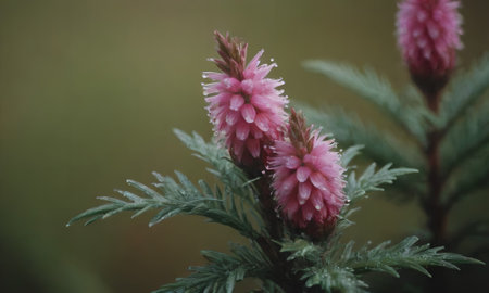 Close up of pink flower in the garden with blurred background and soft focus.の写真素材