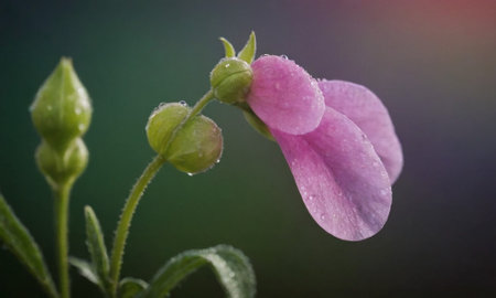 Flower of sweet pea (Coccinia grandis)の写真素材