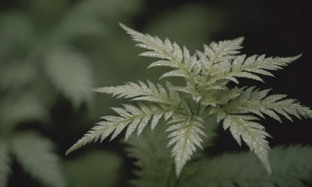 Cannabis plant in the garden. Close-up. Selective focus.の写真素材