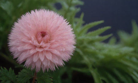 pink flower in the garden, soft focus and shallow DOFの写真素材