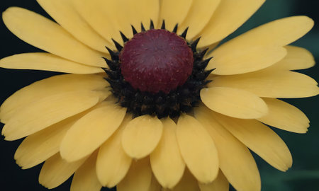 Pink chrysanthemum close-up on a black backgroundの写真素材
