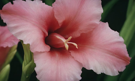 Hibiscus is a genus of flowering plants.の写真素材