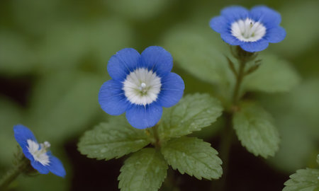 Veronica persicifolia, Veronica persicifolia, blue flowerの写真素材