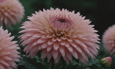 pink chrysanthemum flower in the garden, stock photoの写真素材
