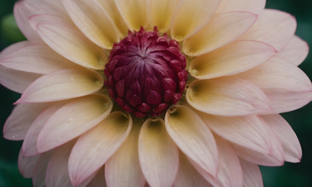 Close up of pink dahlia flower in the garden, stock photoの写真素材