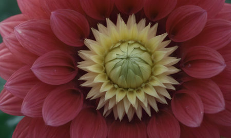 Dahlia flower close-up macro photography. High quality photoの写真素材