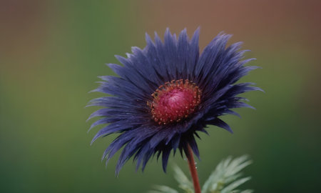 Flower of a cornflower (Centaurea cyanus)の写真素材
