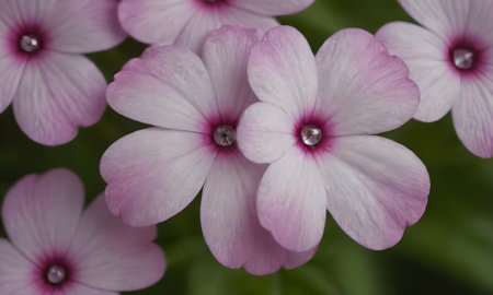Close up of pink phlox flower (Phlox paniculata)の写真素材