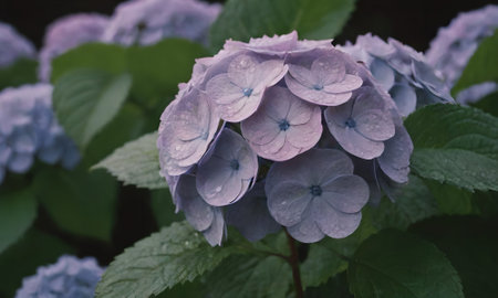 Hydrangea macrophylla is a species of flowering plant in the family Hydrangeaceae.