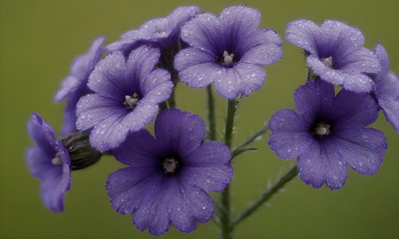 purple flower in the garden, soft focus and blurred background.の写真素材