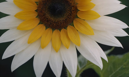 Sunflower in the garden. Sunflower blooming in the garden.の写真素材