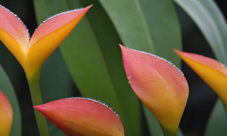 Close up of Heliconia flower,Gran Canaria,Spain