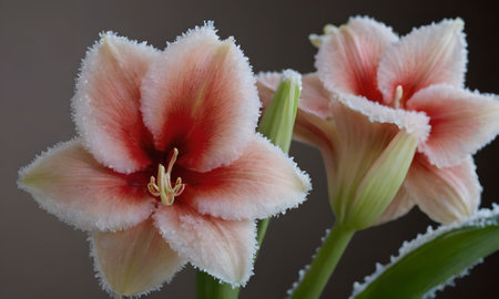 Hippeastrum (Hippeastrum johnsonii)の写真素材