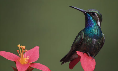 Ruby-throated Hummingbird (archilochus colubris)