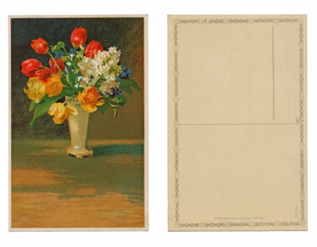 BERLIN, GERMANY, CIRCA 1910 - Benau - Dalila - Kunstenkarte, Serial No 839 - Circa 1910のeditorial素材