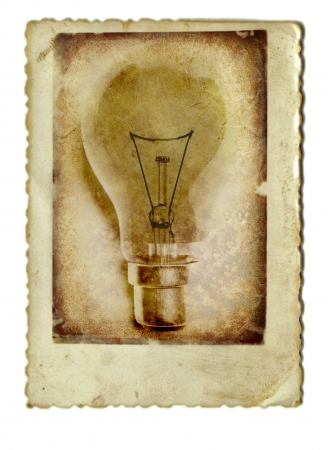 rendering and vintage processing - bulbの写真素材