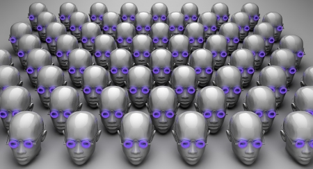 Cg picture, rendering - robotsの写真素材