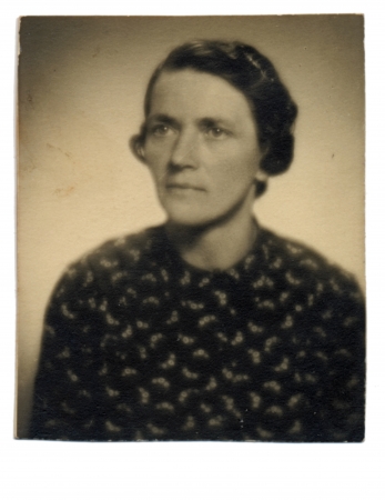 middle aged woman - circa 1955の写真素材