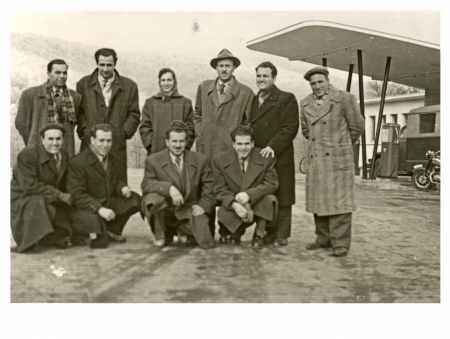 group of workers - circa 1955 