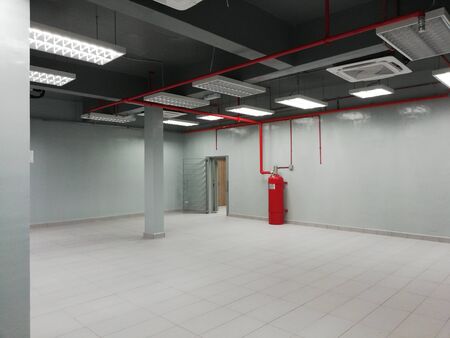 Empty space in new buildingの写真素材