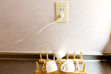 Outlet of the kitchen