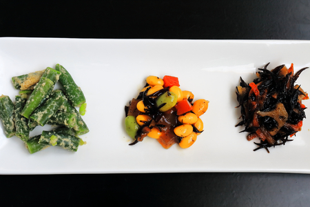 Japanese food. Vegetarian dishes.の写真素材