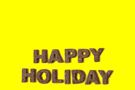 HAPPY HOLIDAYの写真素材