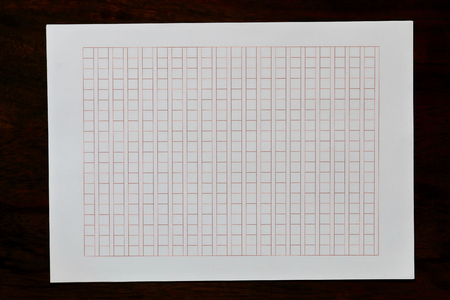 Manuscript paper. Homemade manuscript paper.
